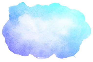 soyut mavi suluboya arkaplan.