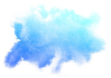 soyut mavi suluboya arkaplan.