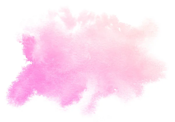 Fundo aquarela rosa abstrato. — Fotografia de Stock