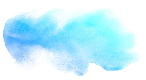 Abstrait bleu aquarelle fond. — Photo