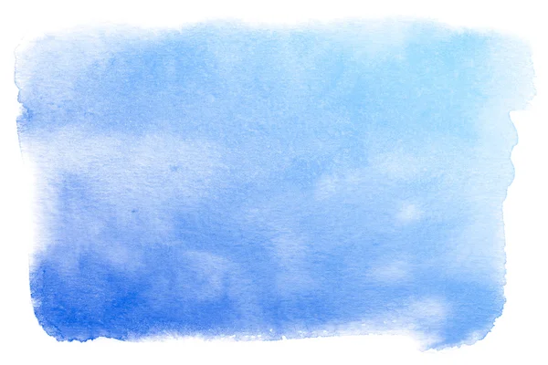 Abstrato azul aquarela fundo. — Fotografia de Stock