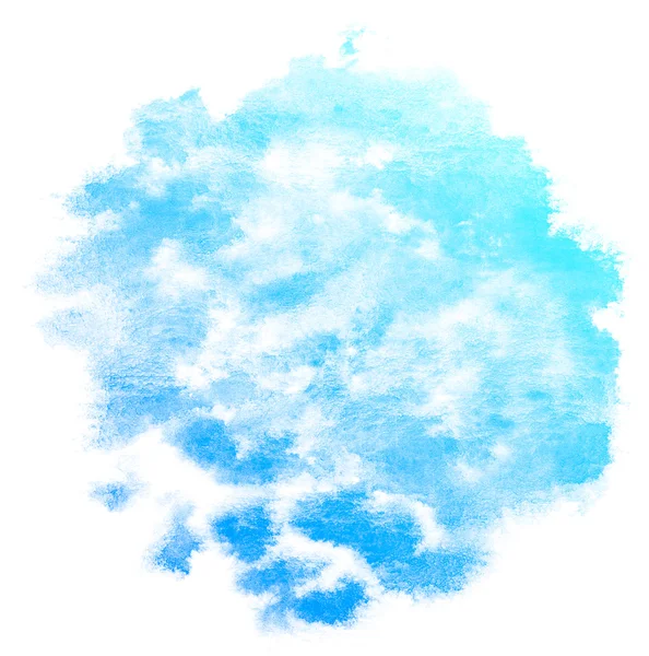 Abstrait bleu aquarelle fond. — Photo