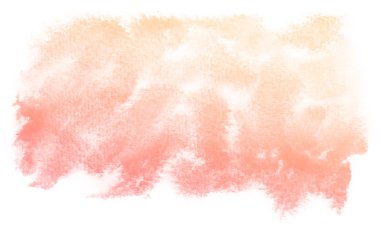 Beyaz arkaplanda soyut kırmızı suluboya.