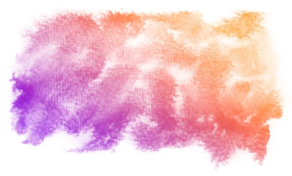 Aquarela roxa abstrata sobre fundo branco . — Fotografia de Stock