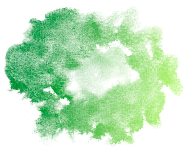抽象的な緑の水彩の背景. — ストック写真