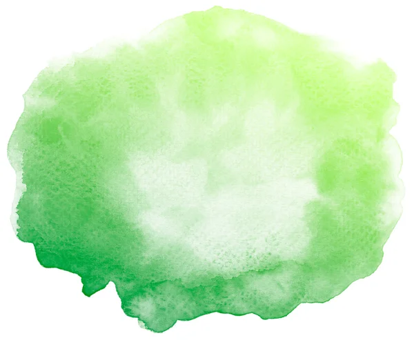 Abstrait vert aquarelle fond. — Photo