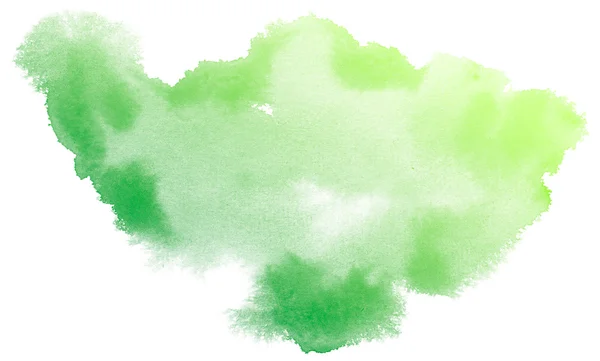 Abstract groen aquarel achtergrond. — Stockfoto