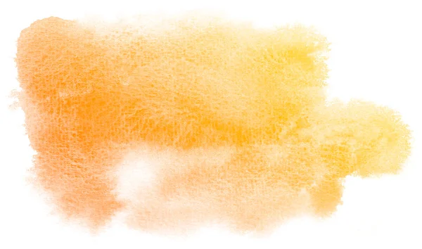 Абстрактний жовтий акварельний фон . — стокове фото