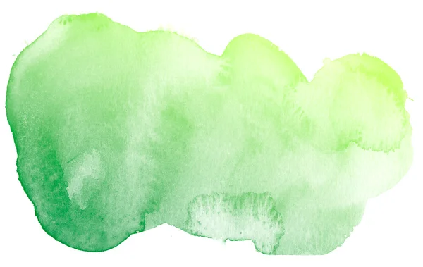 Abstract groen aquarel achtergrond. — Stockfoto