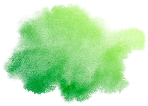 Abstrato verde aquarela fundo. — Fotografia de Stock