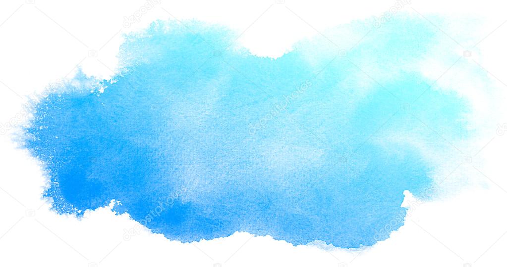 Abstract blue watercolor background. Stock Photo by ©Nottomanv1 127372568