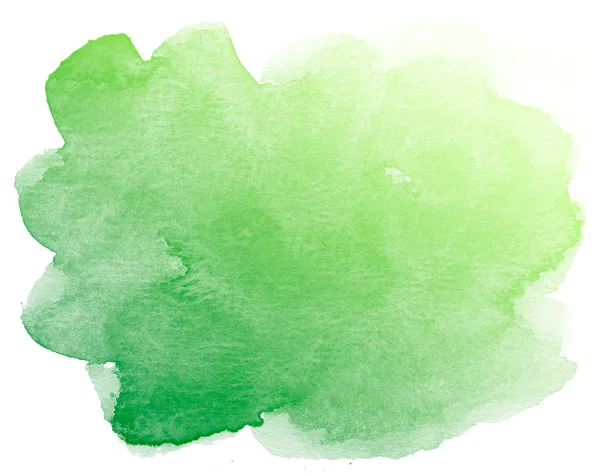 Abstrakcyjny zielony akwarela tło. — Zdjęcie stockowe