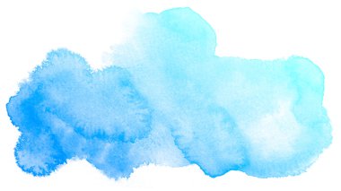 soyut mavi suluboya arkaplan.