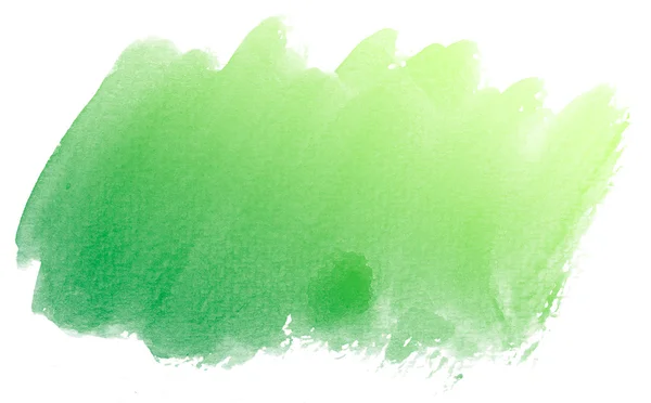 Abstrato verde aquarela fundo. — Fotografia de Stock