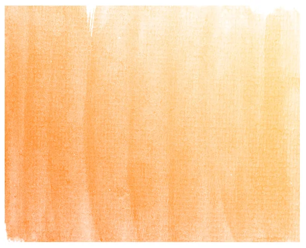 Fundo aquarela laranja abstrato. — Fotografia de Stock