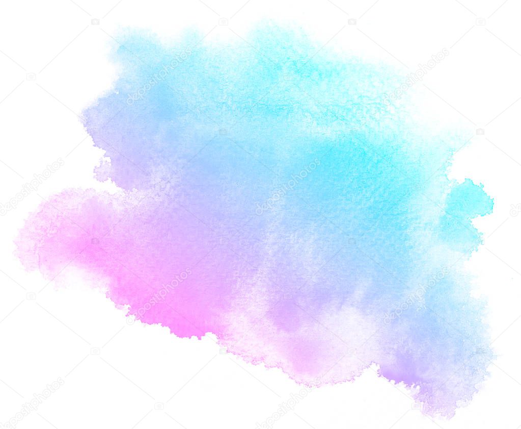 Abstract pink watercolor background.