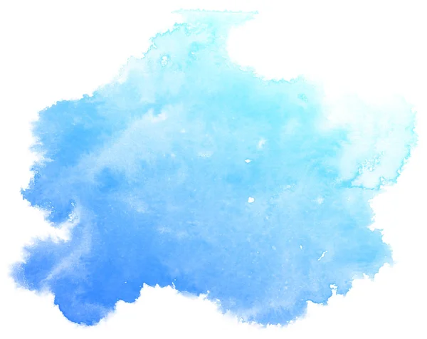 Abstract blauw aquarel achtergrond. — Stockfoto