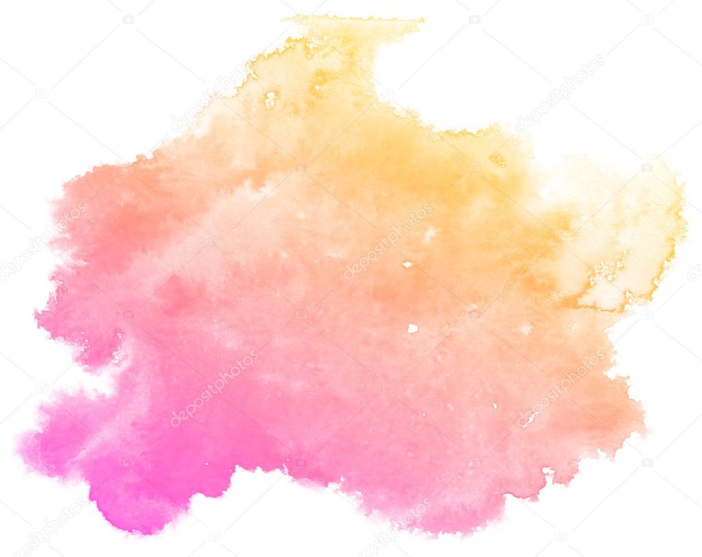 Abstract pink watercolor background. Stock Illustration by ©Nottomanv1  #129611934