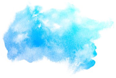 soyut mavi suluboya arkaplan.