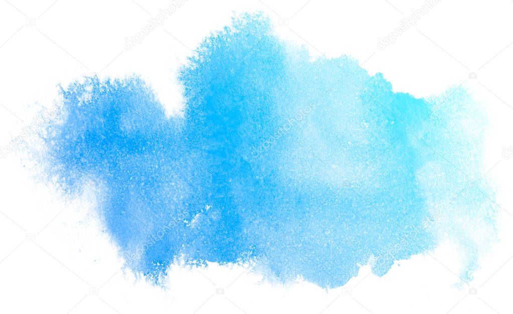Abstract blue watercolor background. Stock Photo by ©Nottomanv1 129902904