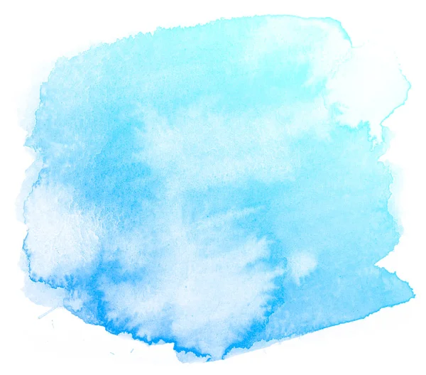 Abstract blauw aquarel achtergrond. — Stockfoto