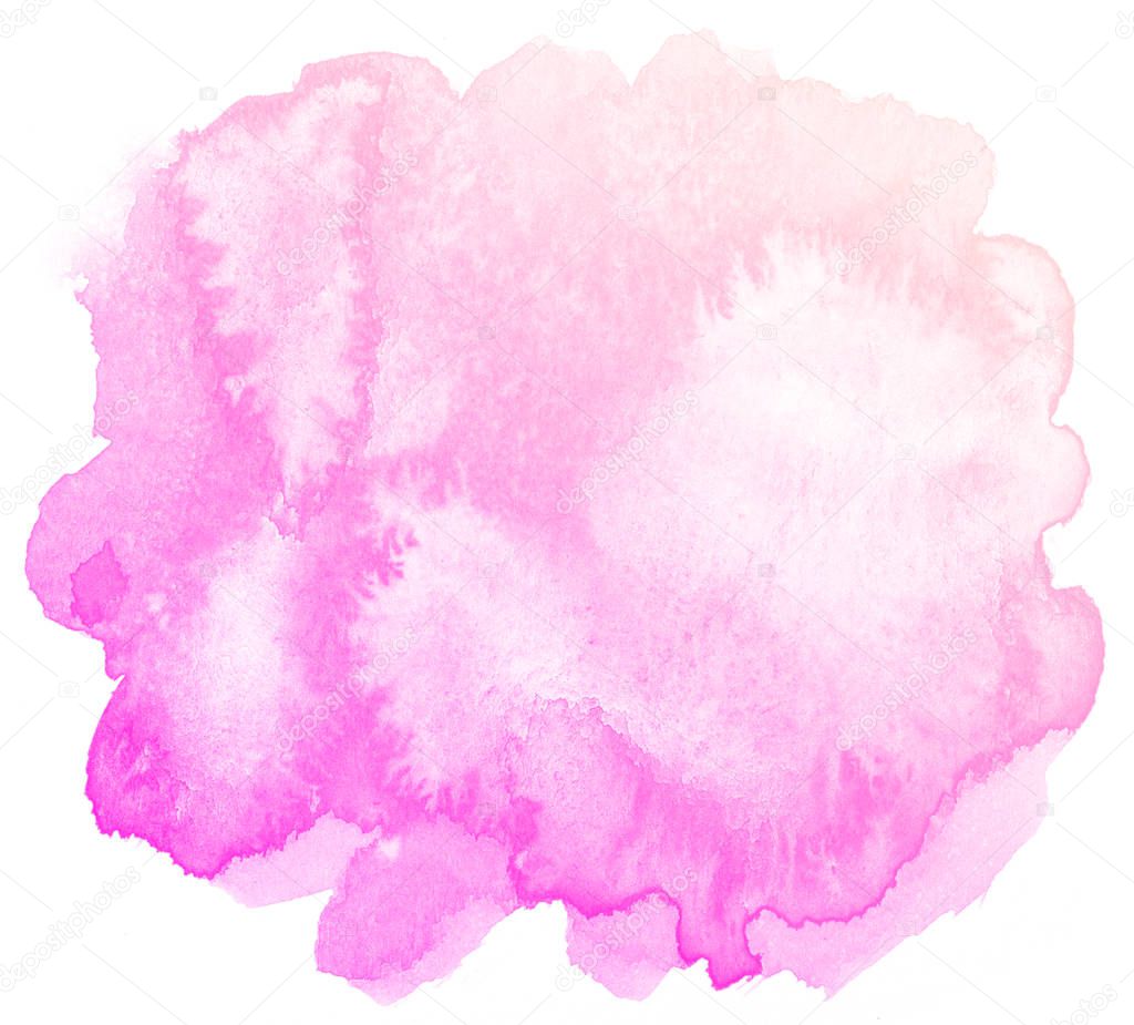 Abstract pink watercolor background.