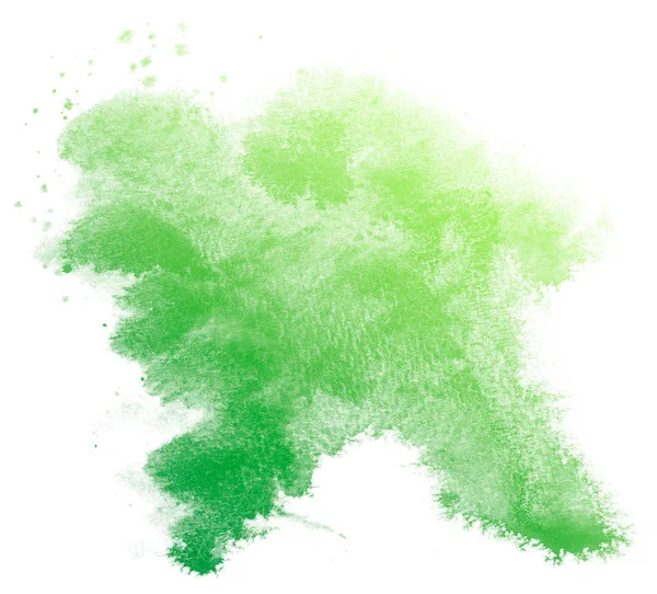 Elvont zöld akvarell háttér. — Stock Fotó