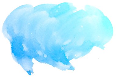 soyut mavi suluboya arkaplan.