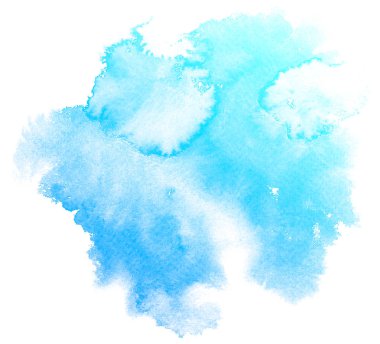 soyut mavi suluboya arkaplan.