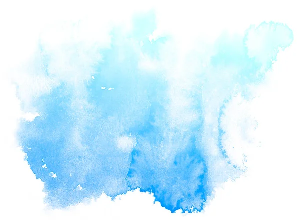 Astratto sfondo blu acquerello. — Foto Stock