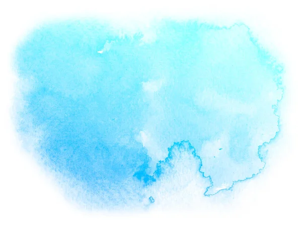 Abstrait bleu aquarelle fond. — Photo