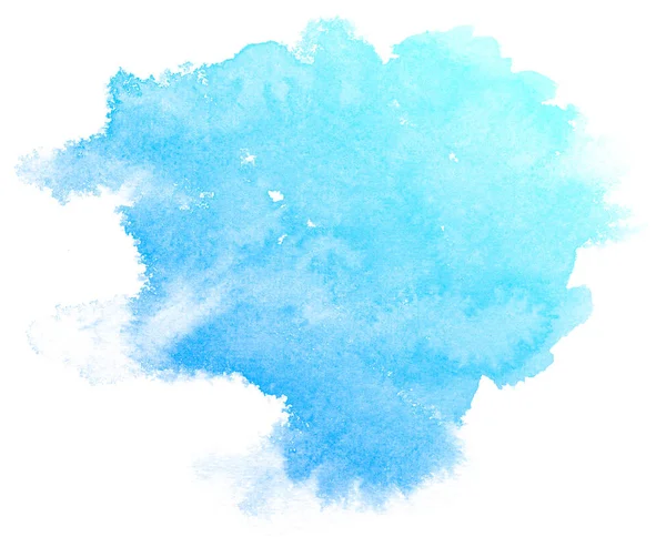 Abstrakcyjny niebieski akwarela tło. — Zdjęcie stockowe