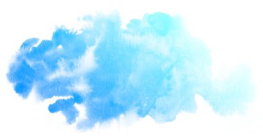 soyut mavi suluboya arkaplan.