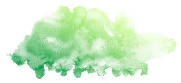 Abstract groen aquarel achtergrond. — Stockfoto