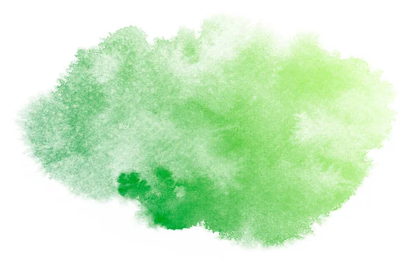 Abstract groen aquarel achtergrond. — Stockfoto