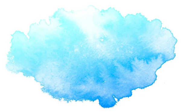 Абстрактний синій акварельний фон . — стокове фото