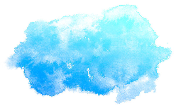 абстрактный синий акварельный фон.