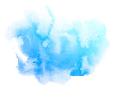 soyut mavi suluboya arkaplan.