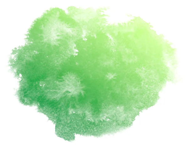 Abstrait vert aquarelle fond. — Photo