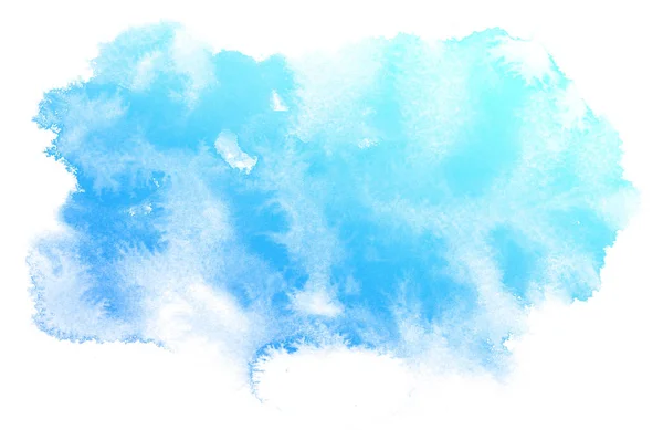 Abstract blue watercolor background. — Stock Photo, Image