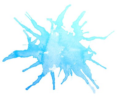 soyut mavi suluboya arkaplan.