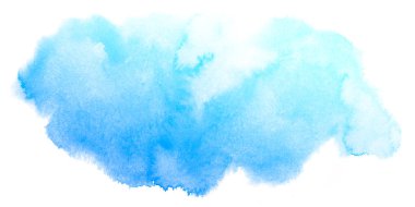 soyut mavi suluboya arkaplan.