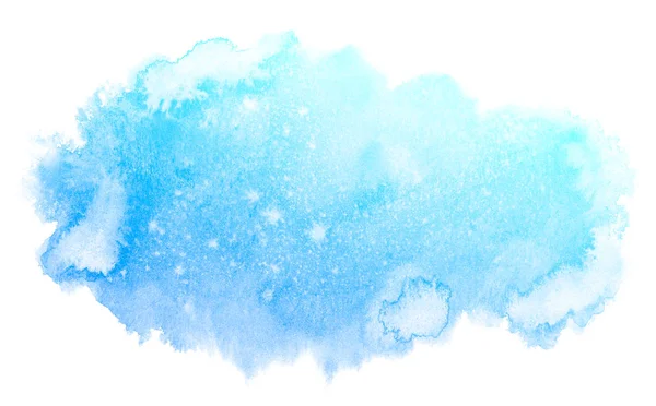 Abstrait bleu aquarelle fond. Photos De Stock Libres De Droits