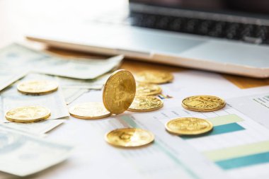 Altın bitcoin para bize dolar u kapatın