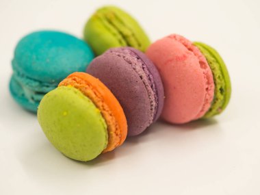 güzel ve renkli Fransızca macaroons