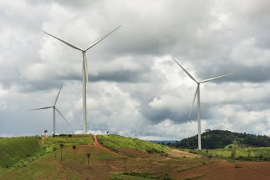 Rüzgar türbinleri veya Thailan enerji santralleri