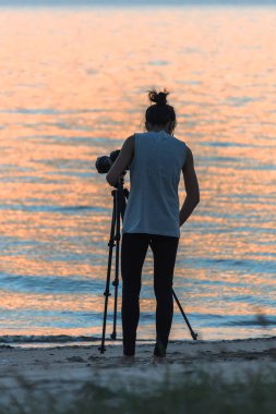 Doğa fotoğrafçısı, yumuşak ve select odak