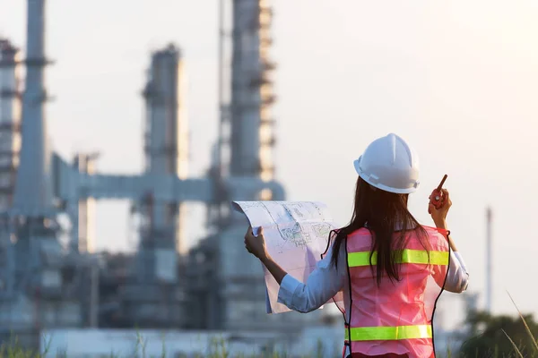 kadın mühendis ve çalışma enerji santrali, mühendis kavramı, professional'ın yeni projesi, Emanet, sanayi