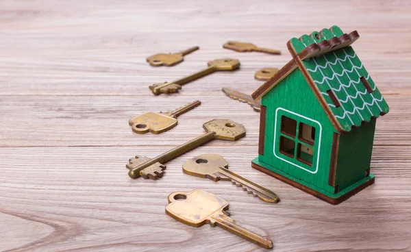 Le vecchie chiavi di casa — Foto Stock