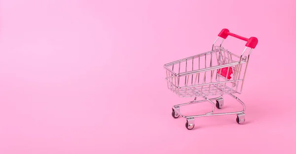 Carro de compras vacío — Foto de Stock